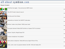 Tablet Screenshot of mobile.allaboutsymbian.com